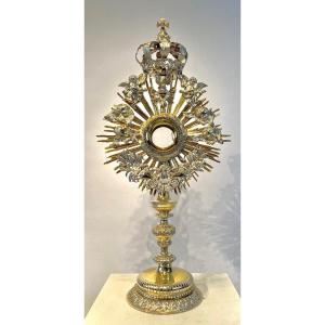 Monstrance, Sterling Silver. Jacobs Albert Michael, Antwerp. 1814-1831