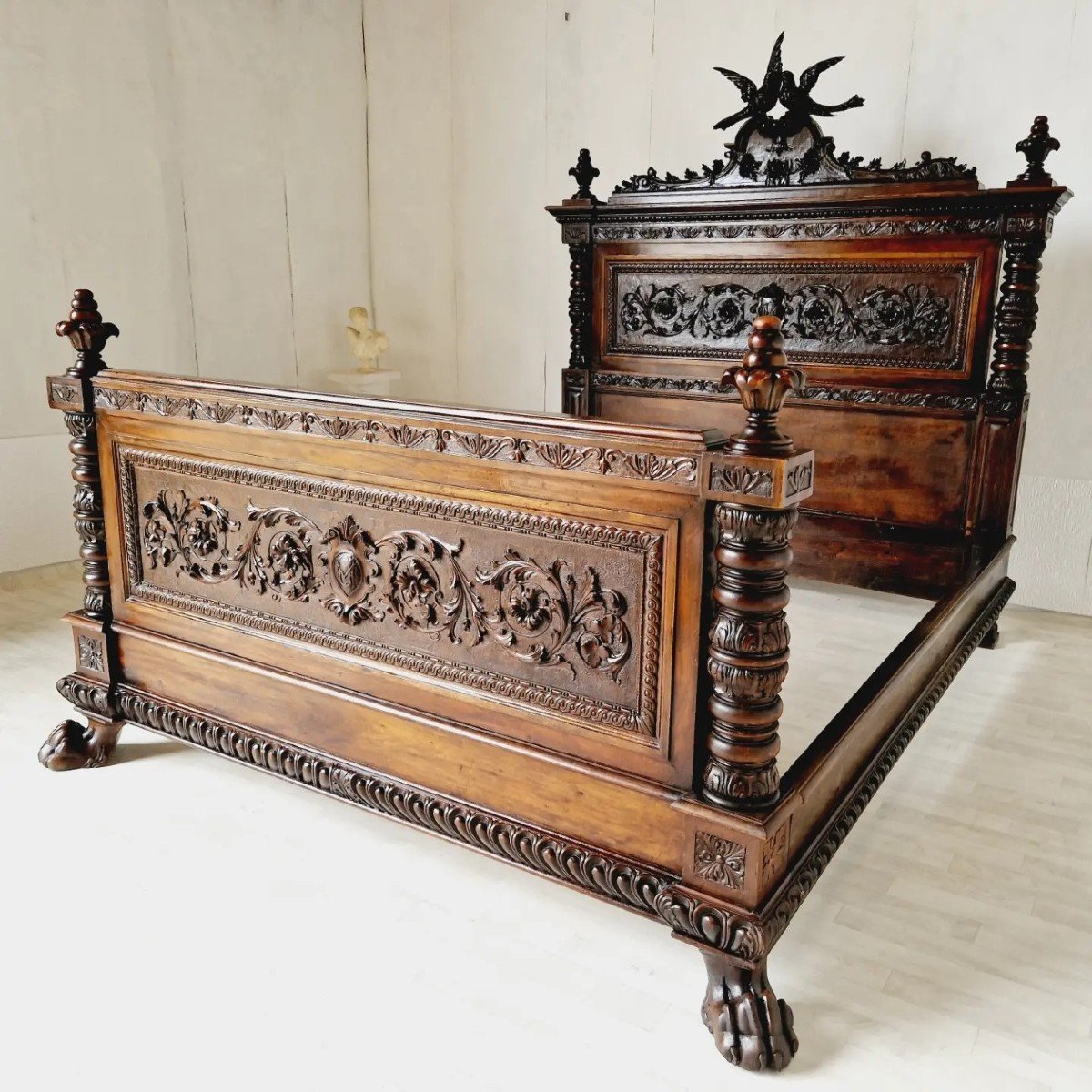 Antique Italian Renaissance Bed