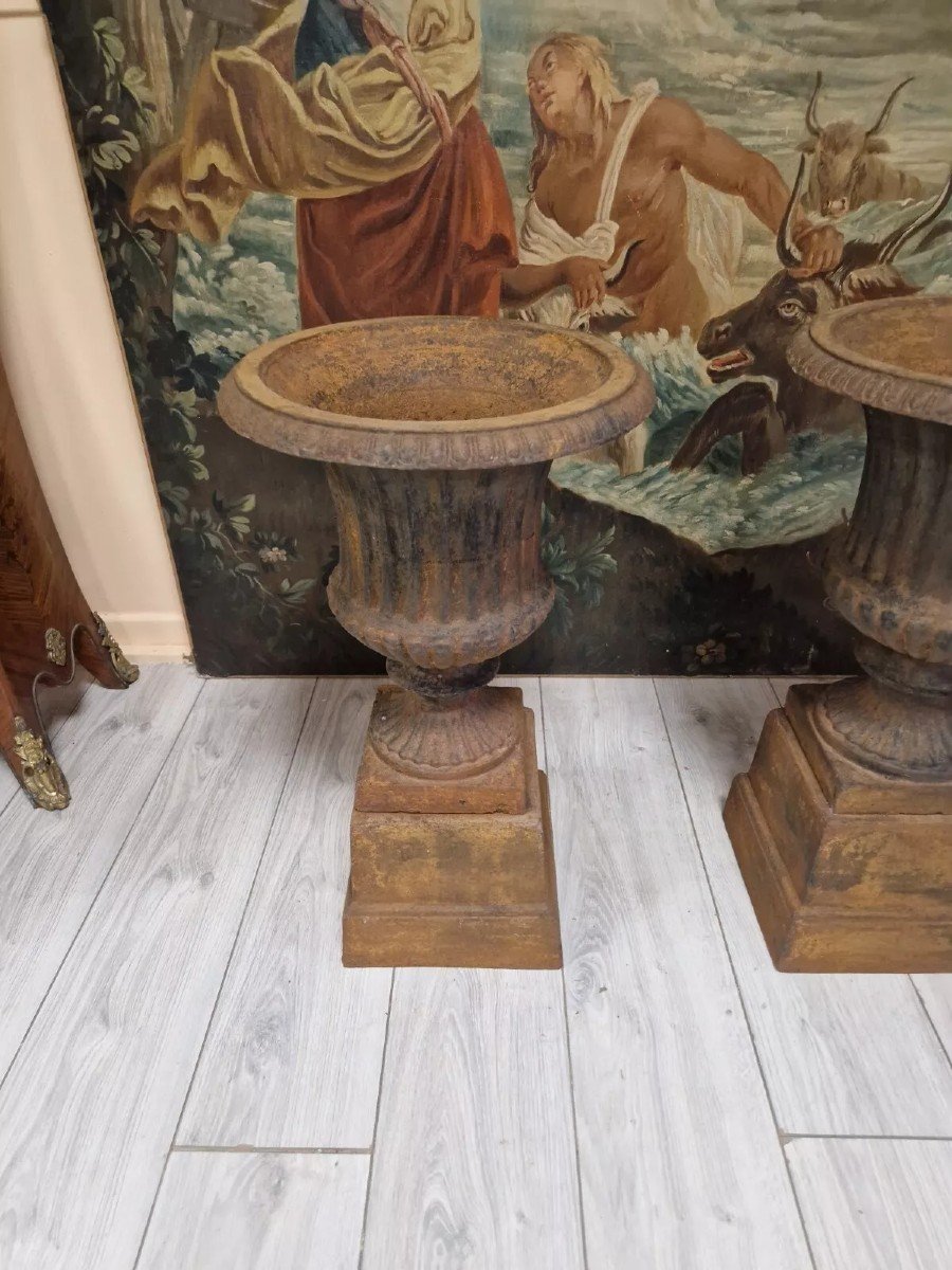 Pair Of Large Medici Vases-photo-4