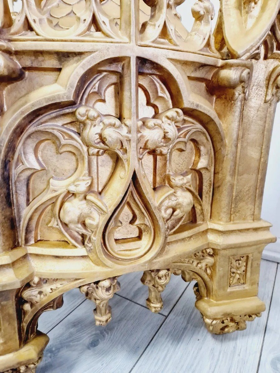 Pair Of Large 19th Century Church Capitals-photo-7