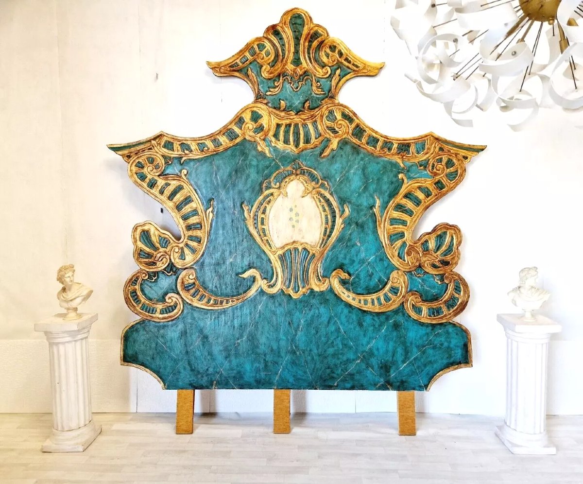 Huge Vintage Venetian Headboard-photo-2