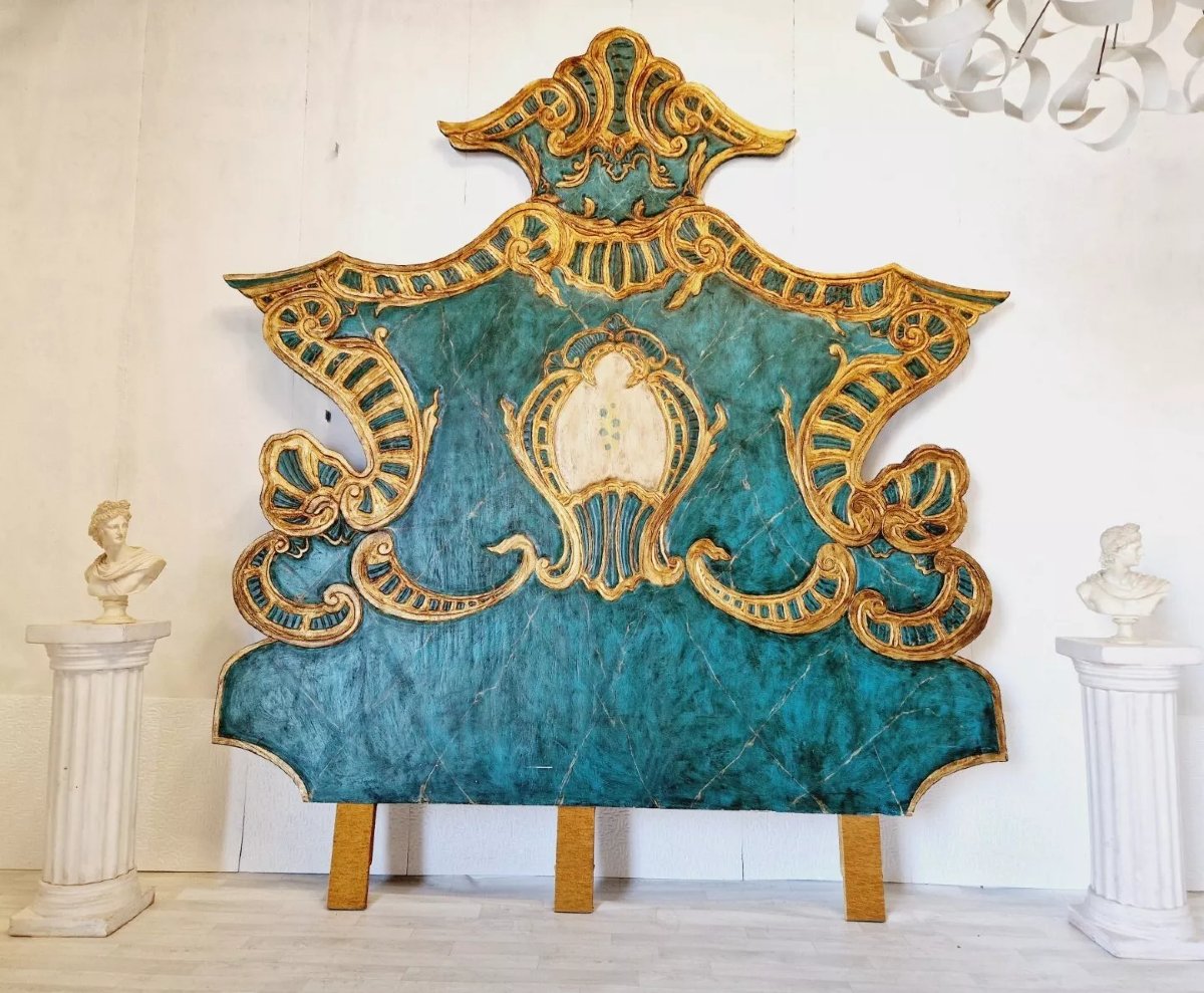 Huge Vintage Venetian Headboard-photo-7