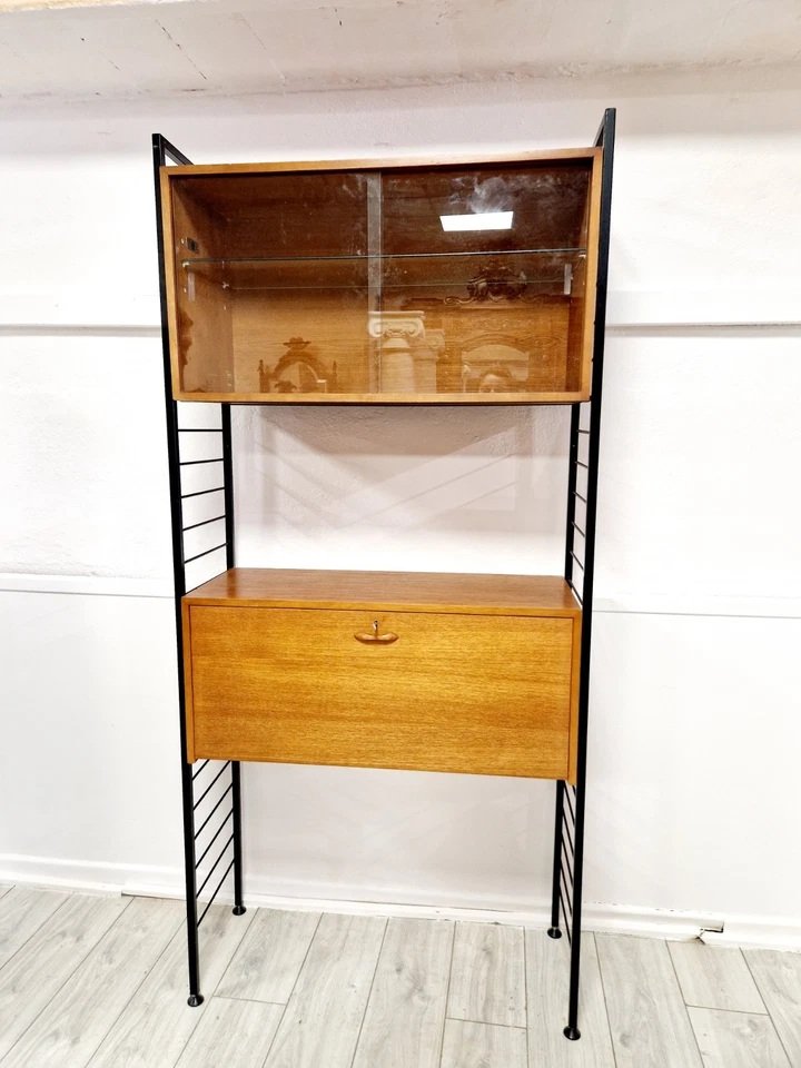 Mid Century Staples Ladderax Shelf Cabinet-photo-2