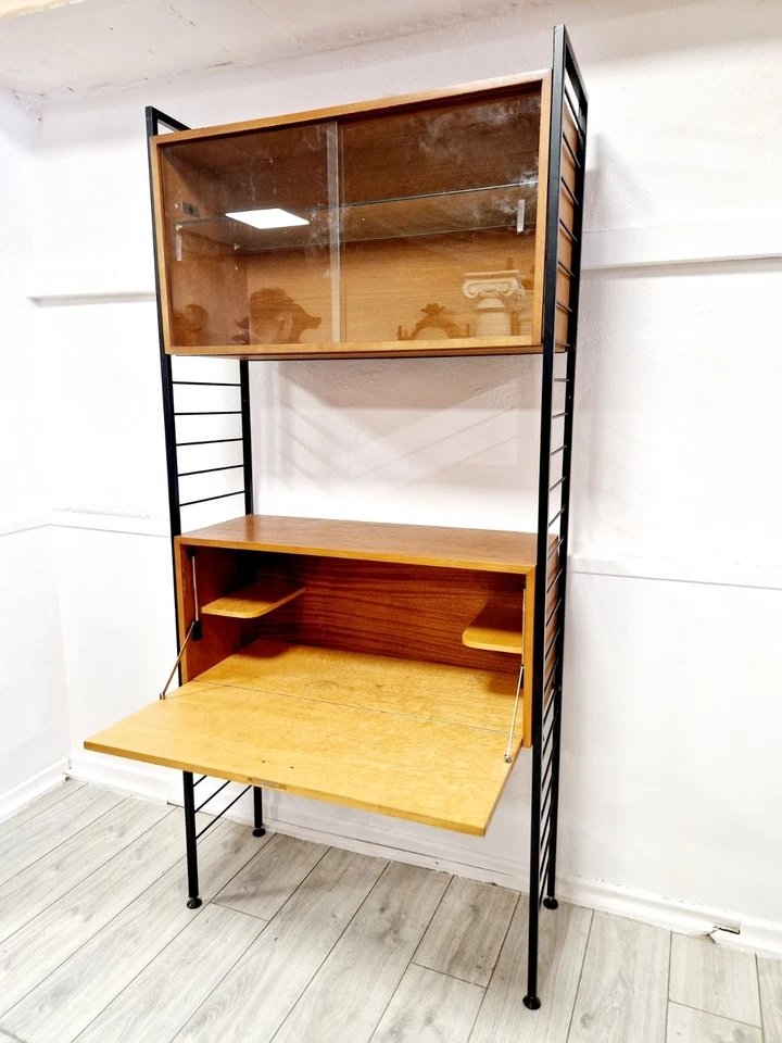 Mid Century Staples Ladderax Shelf Cabinet-photo-5