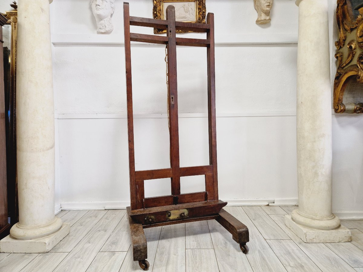 Chevalet de peinture français ancien de Bonhomme Paris-photo-4
