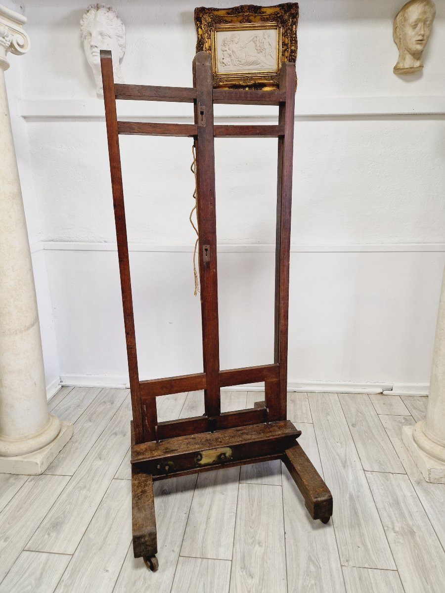 Chevalet de peinture français ancien de Bonhomme Paris-photo-4