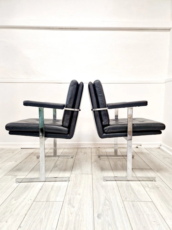 Paire de fauteuils Delphi de Robin Day Hille du milieu du siècle-photo-2