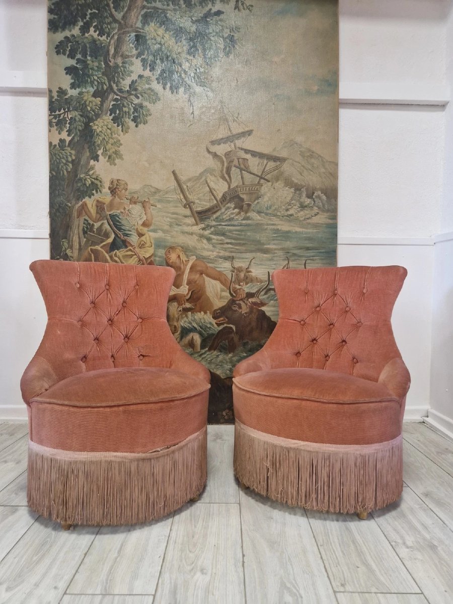 Canapé Et Chaises Antiques Français De Napoléon-photo-4