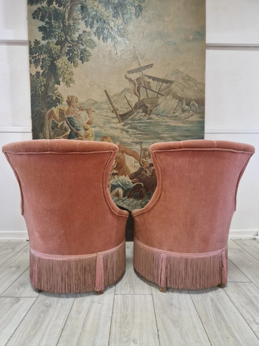 Canapé Et Chaises Antiques Français De Napoléon-photo-3