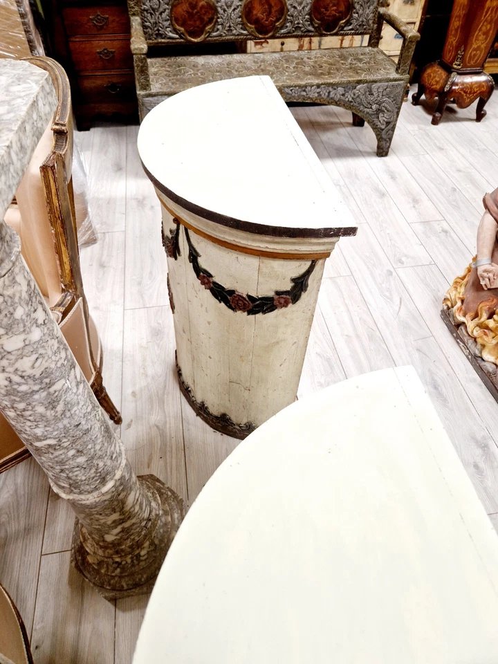Pair Of 18th Century Tambour Cabinets-photo-1