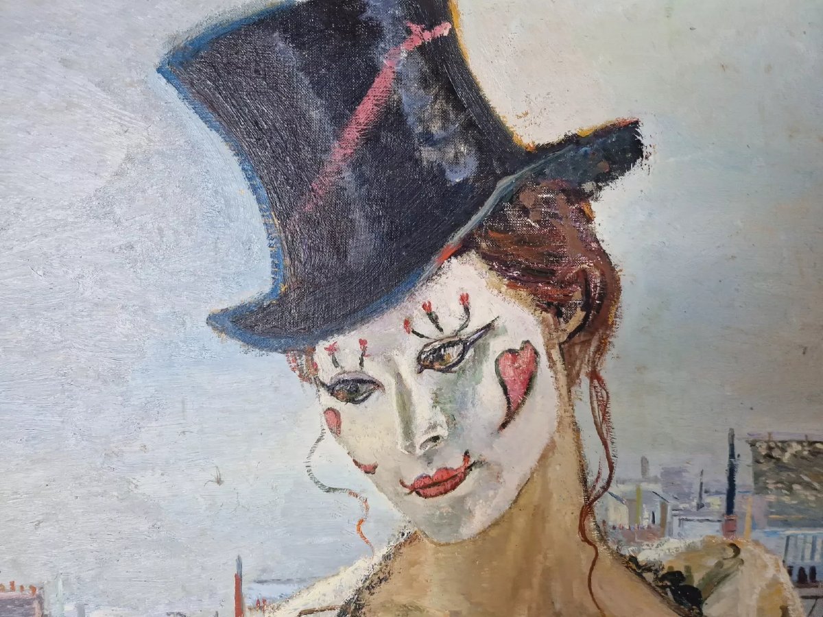 Mid-century Nude Painting, Mrs. Paris-photo-4