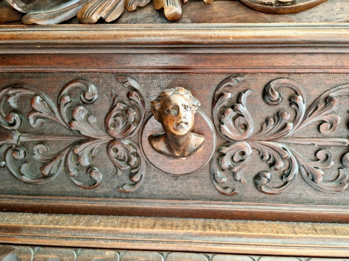 Ensemble de chambre à coucher antique de style Renaissance italienne Bambocci-photo-2