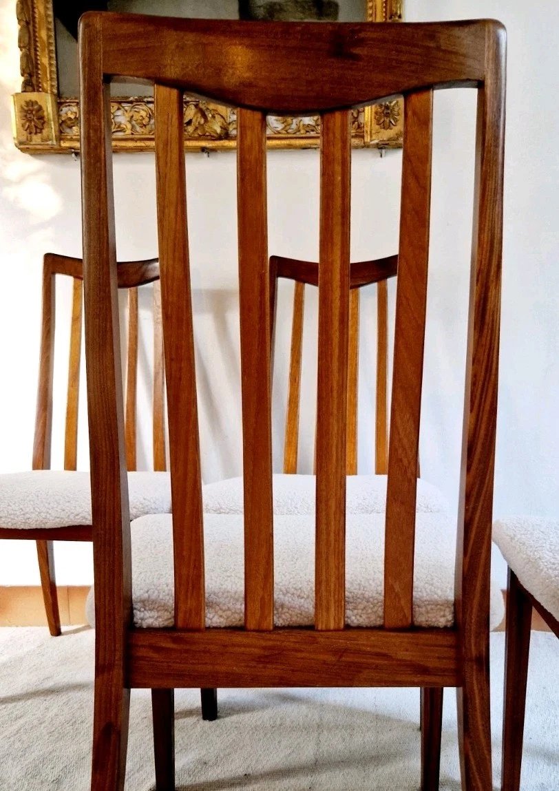 6 chaises de salle à manger G-PLAN du milieu du siècle-photo-2