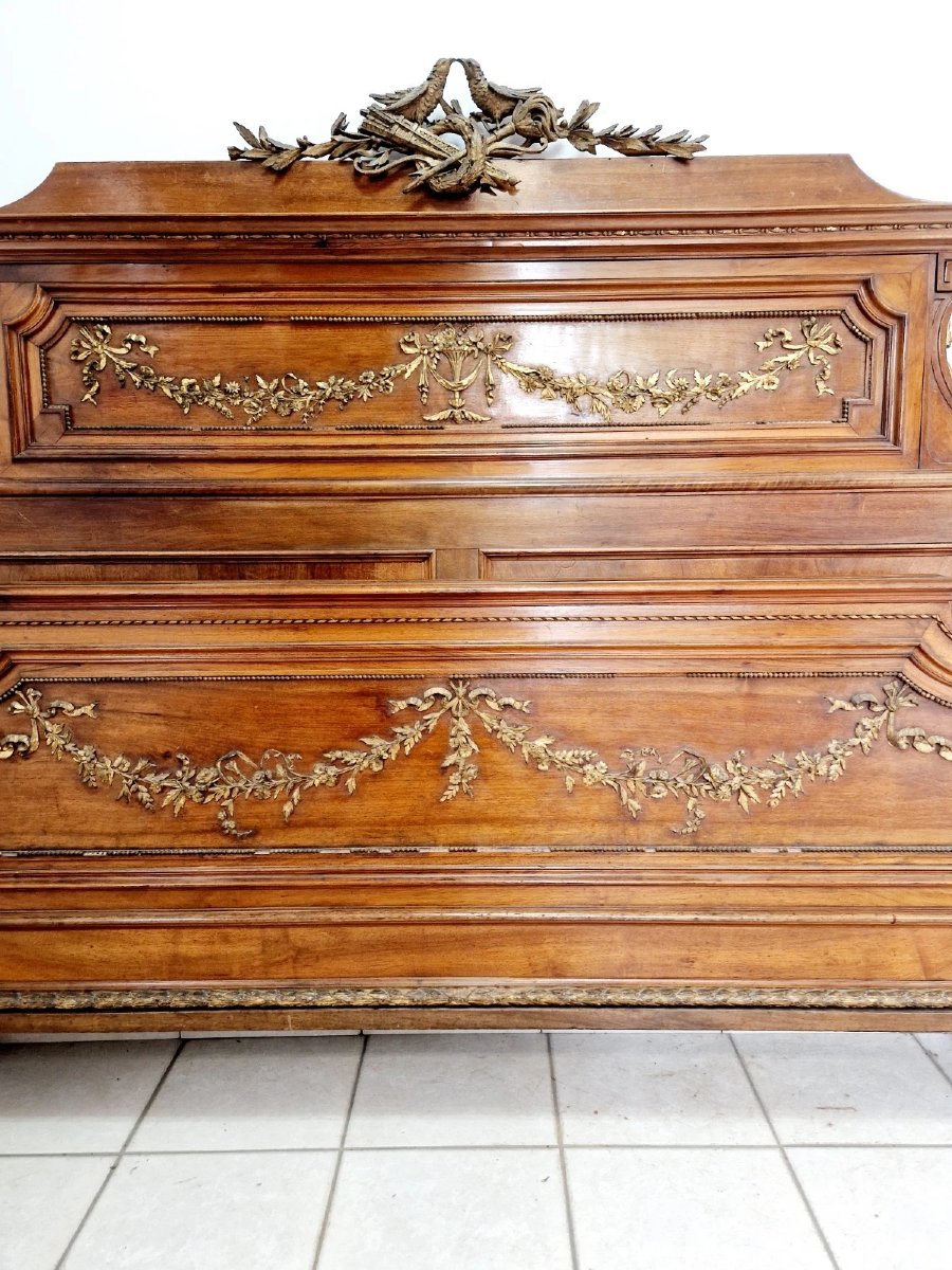 Antique French Louis XVI Super King Size Bed-photo-2
