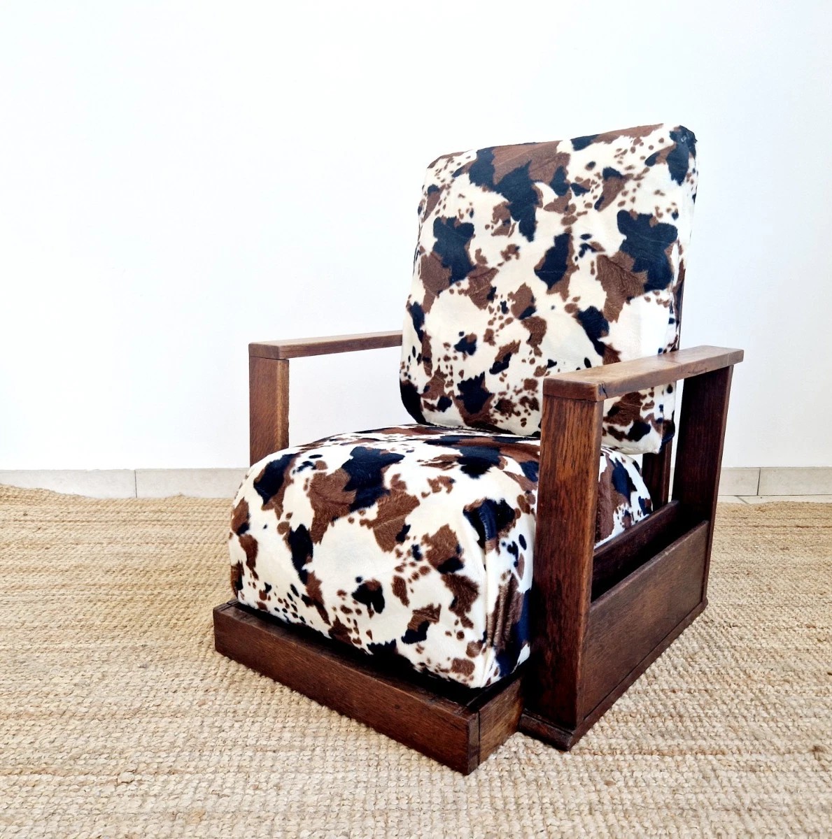 Modernist Art Deco Style Recliner Chair