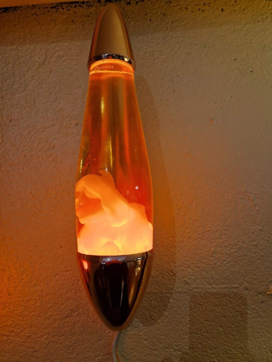 Pair Of Vintage Style Larva Wall Lights-photo-2