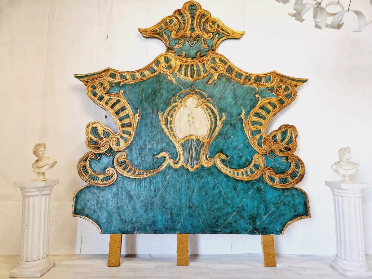 Huge Vintage Venetian Headboard-photo-4