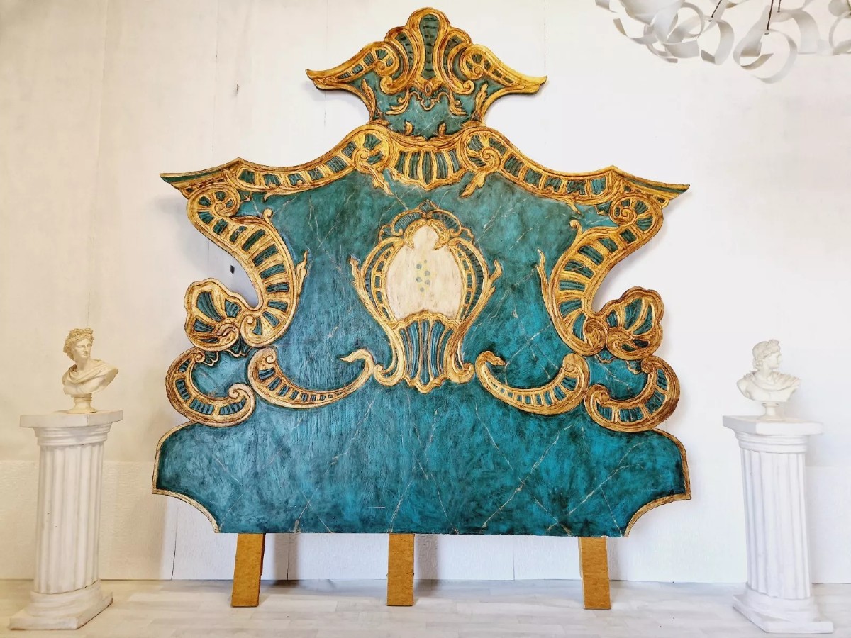 Huge Vintage Venetian Headboard