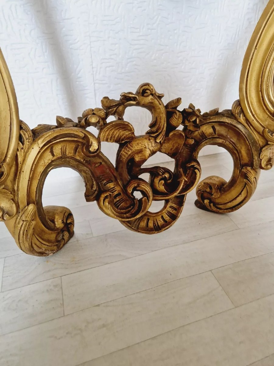 Console rococo française antique-photo-1