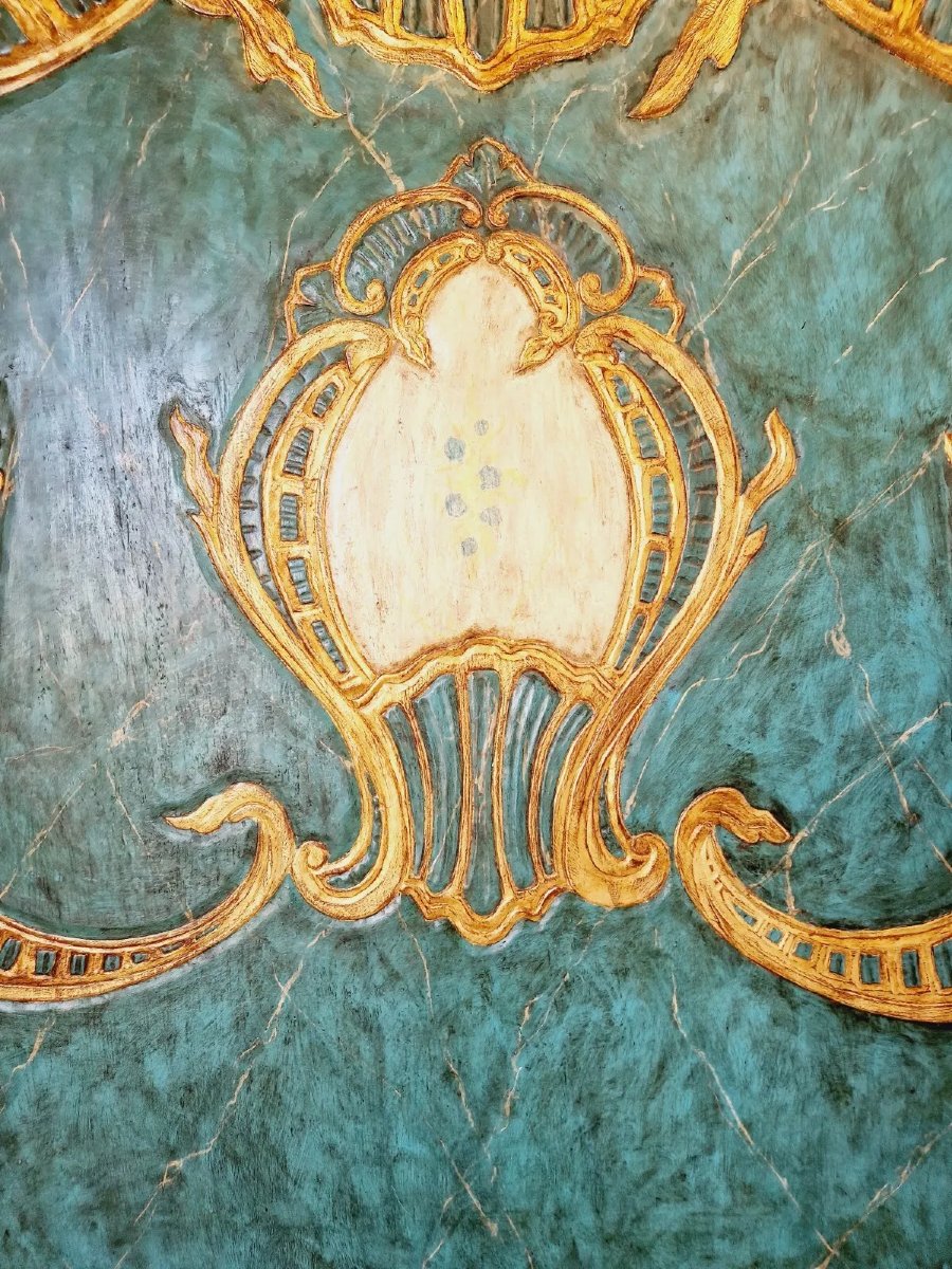 Vintage Venetian Bed Headboard Huge-photo-2
