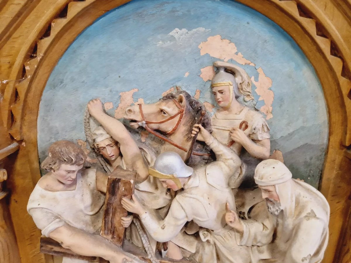 Church Sculptures Reliefs Stations Of The Cross X10-photo-3