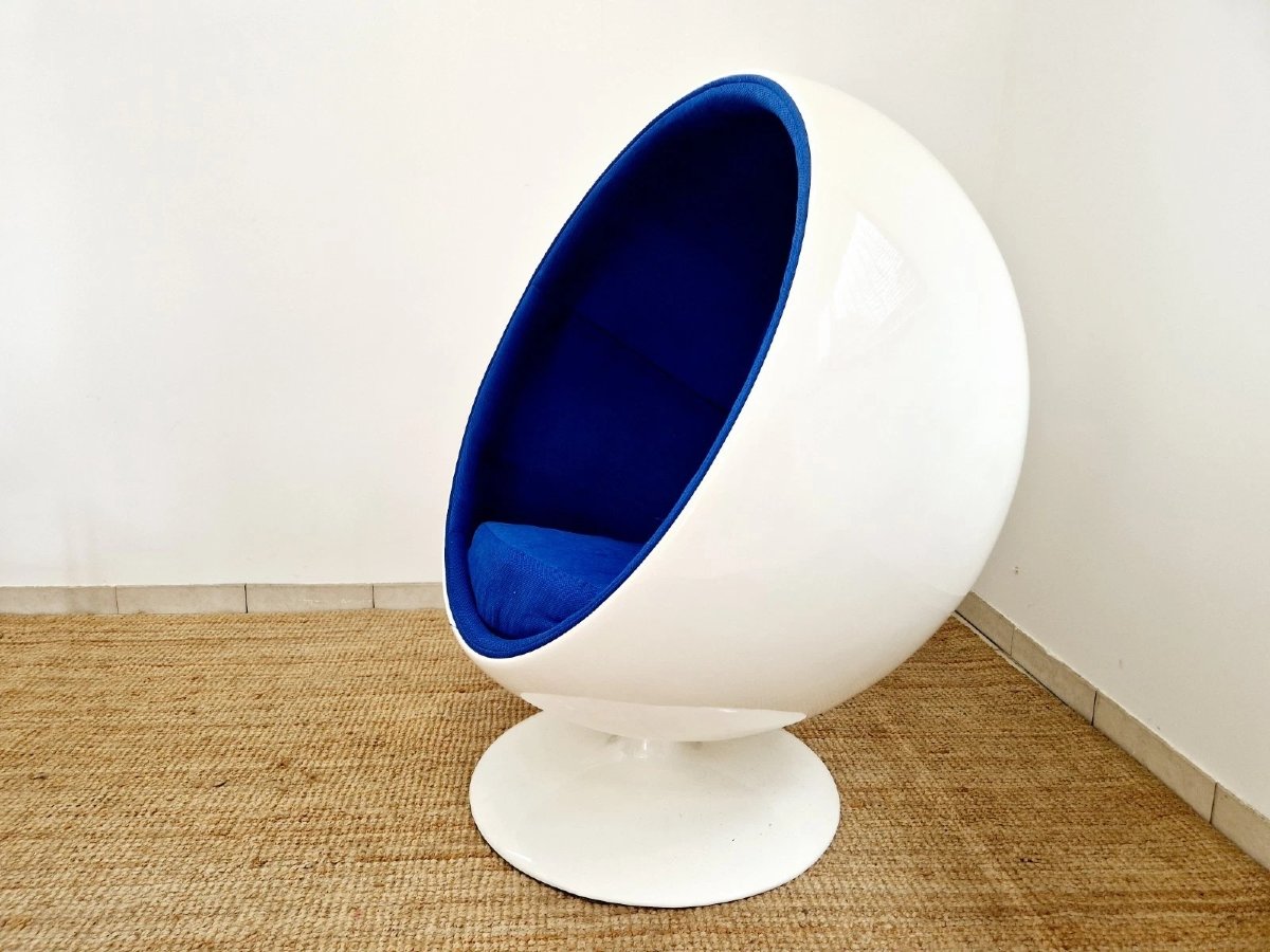 Chaise Boule Vintage de Style Eero Aarnio-photo-4