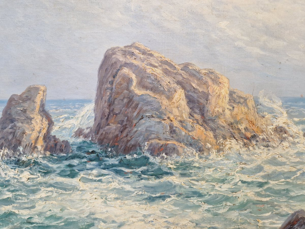 Antique French Oil Painting by Gauffriaud-photo-1