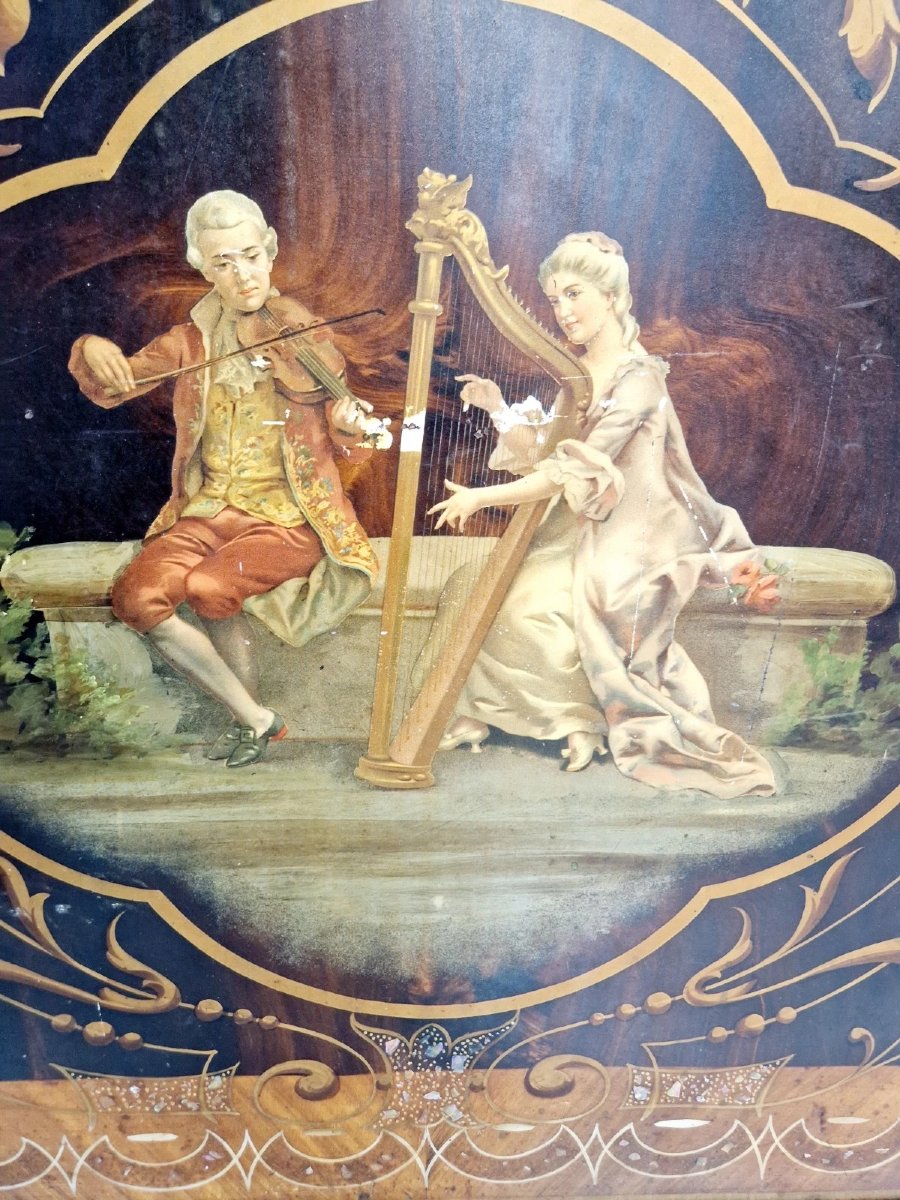Lit double antique italien Napoléon III-photo-6