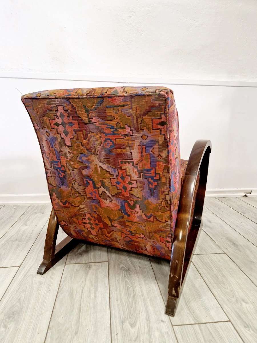 Pair Of Art Deco Armchairs-photo-5