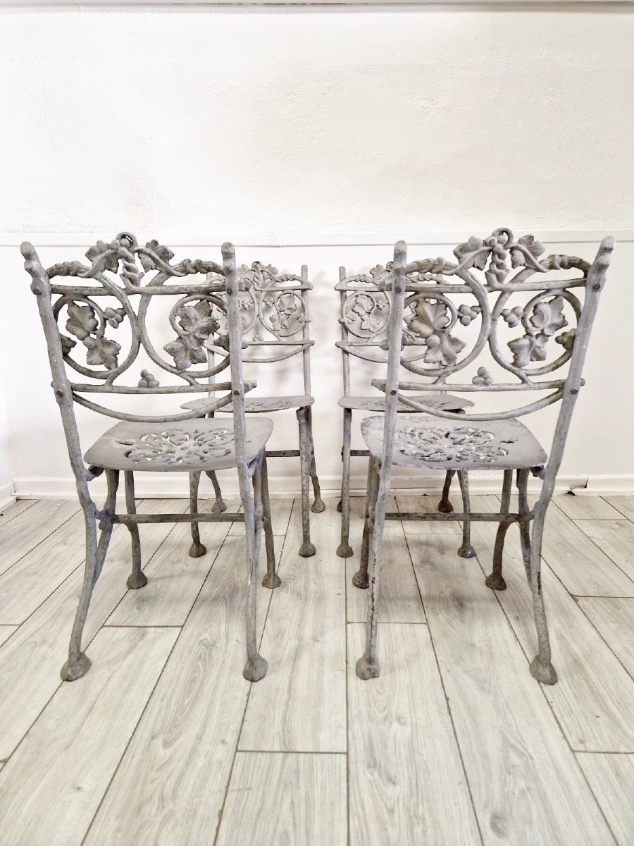 Antique French Garden Chairs (4)-photo-1