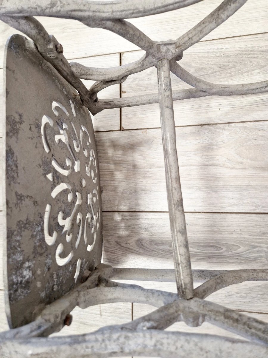Antique French Garden Chairs (4)-photo-3