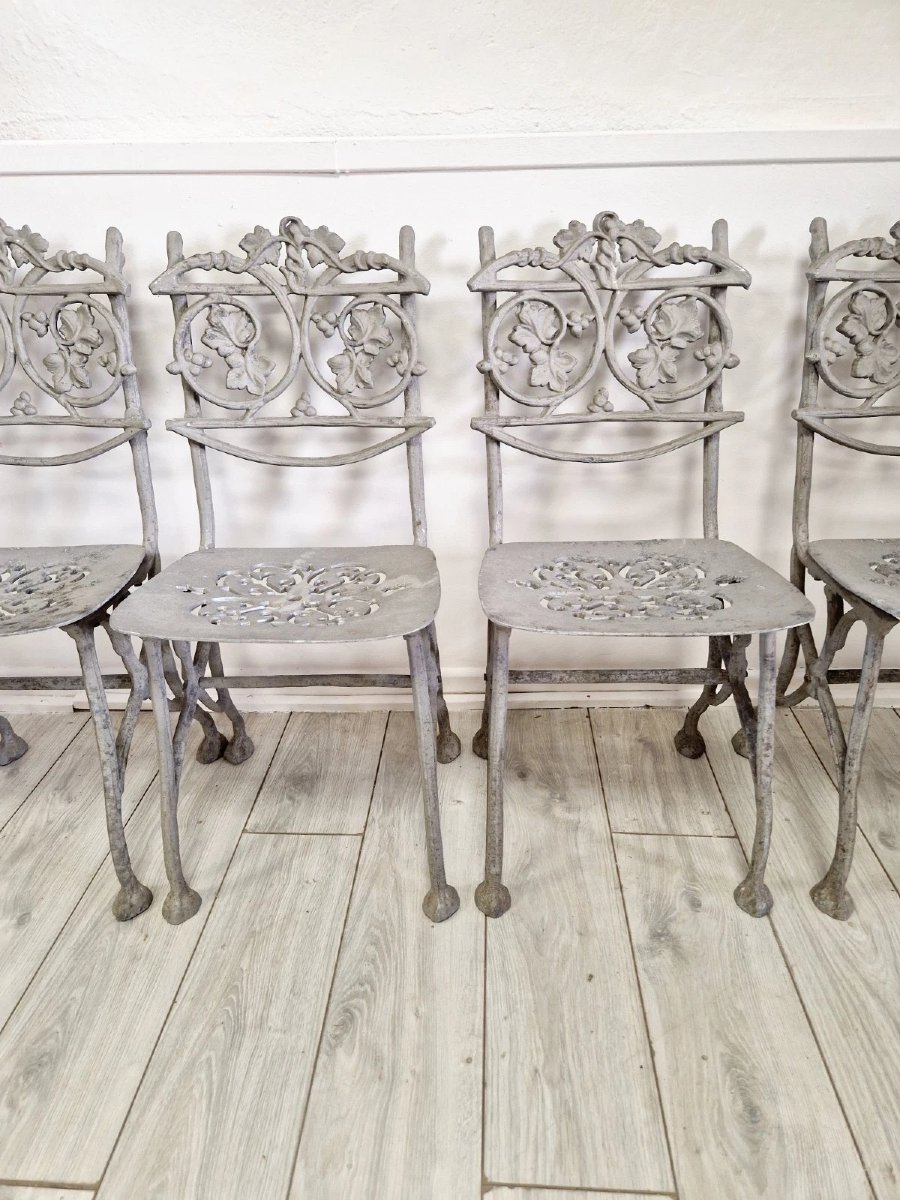 Antique French Garden Chairs (4)-photo-4