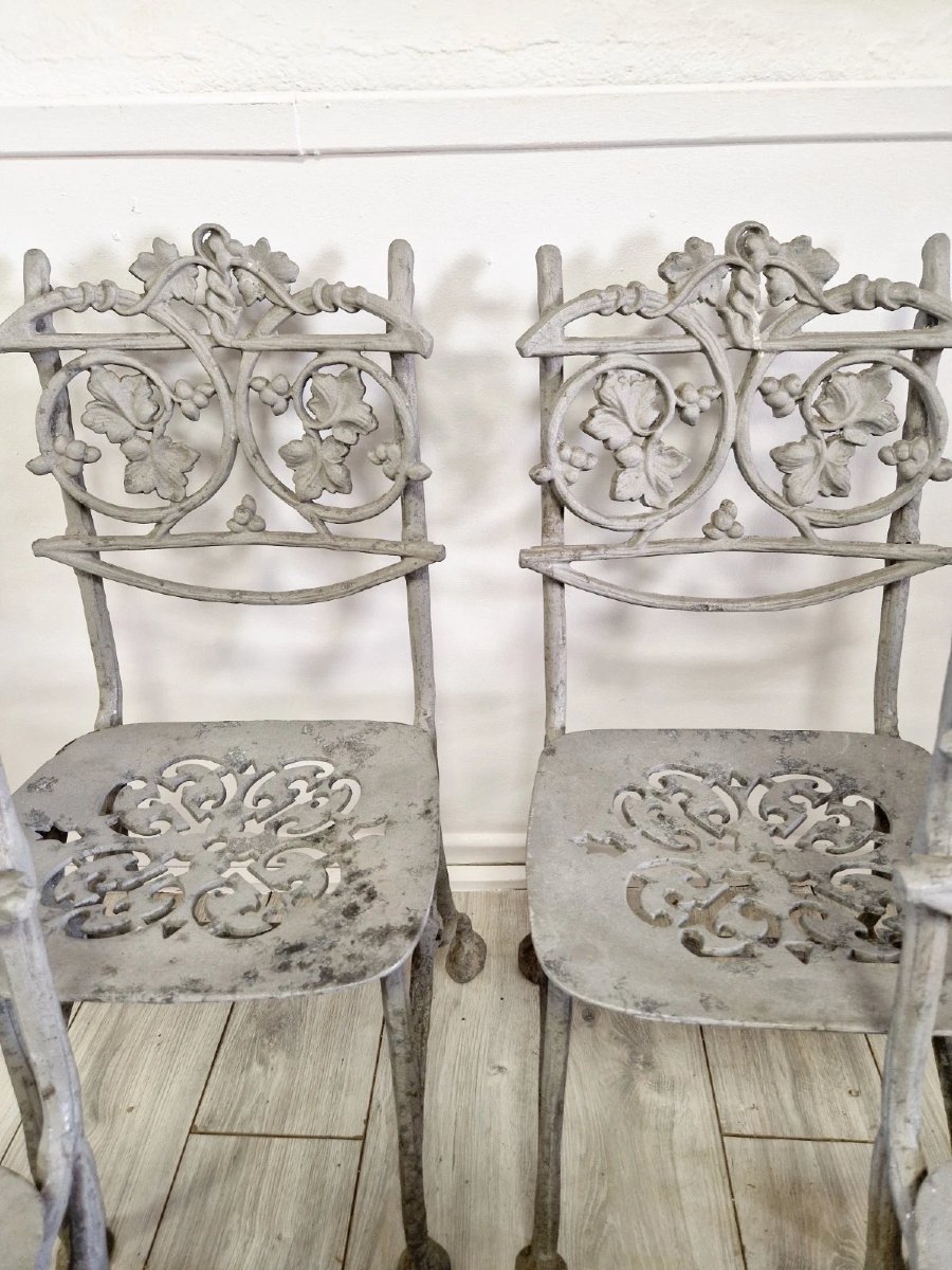 Antique French Garden Chairs (4)-photo-7