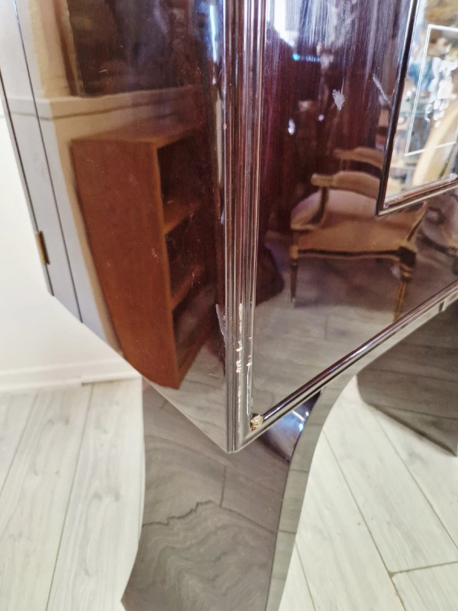 Italian Art Deco Cocktail Cabinet-photo-6