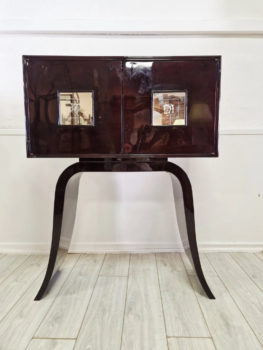 Italian Art Deco Cocktail Cabinet