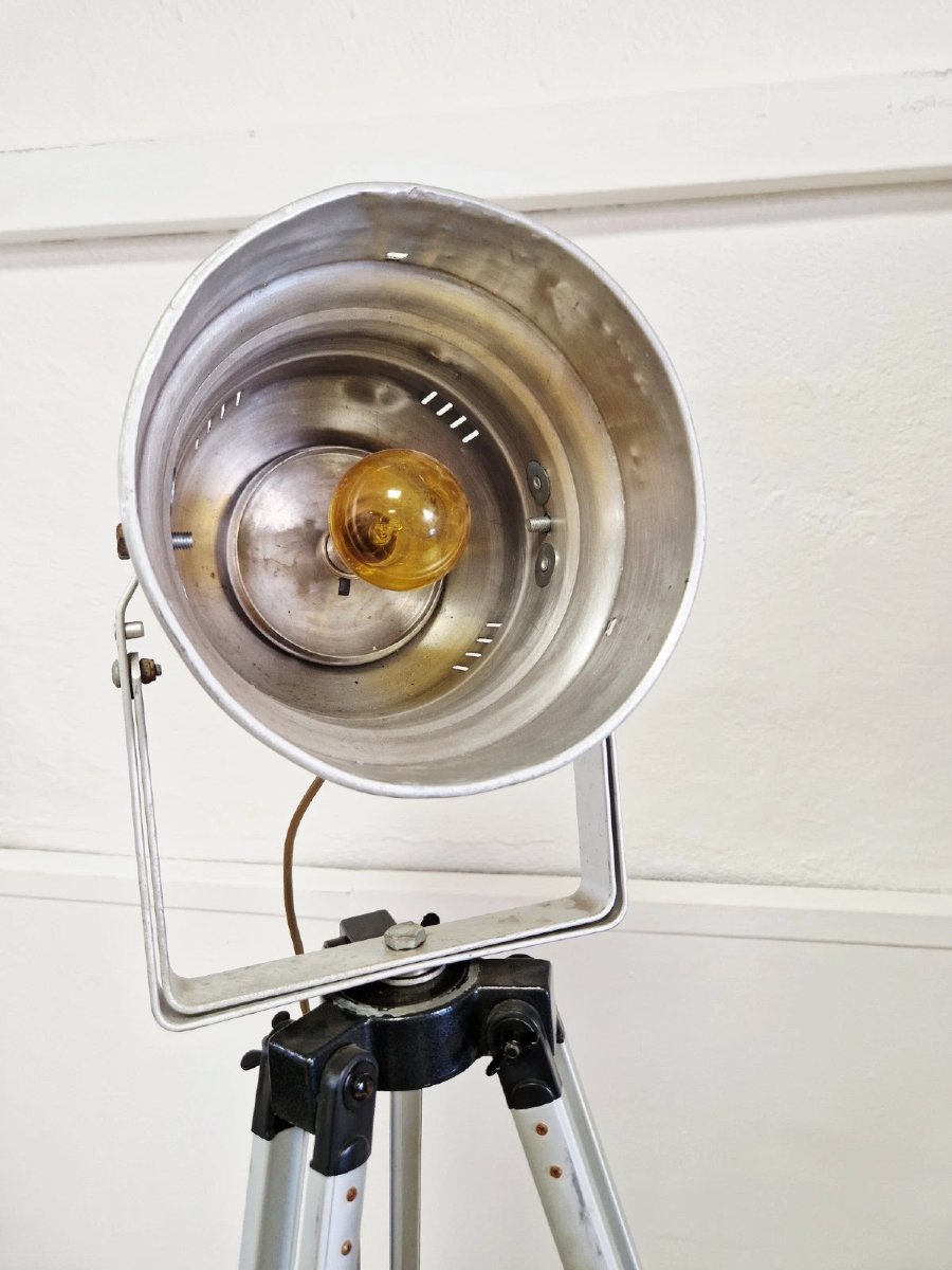 Lampadaire de studio industriel vintage-photo-4
