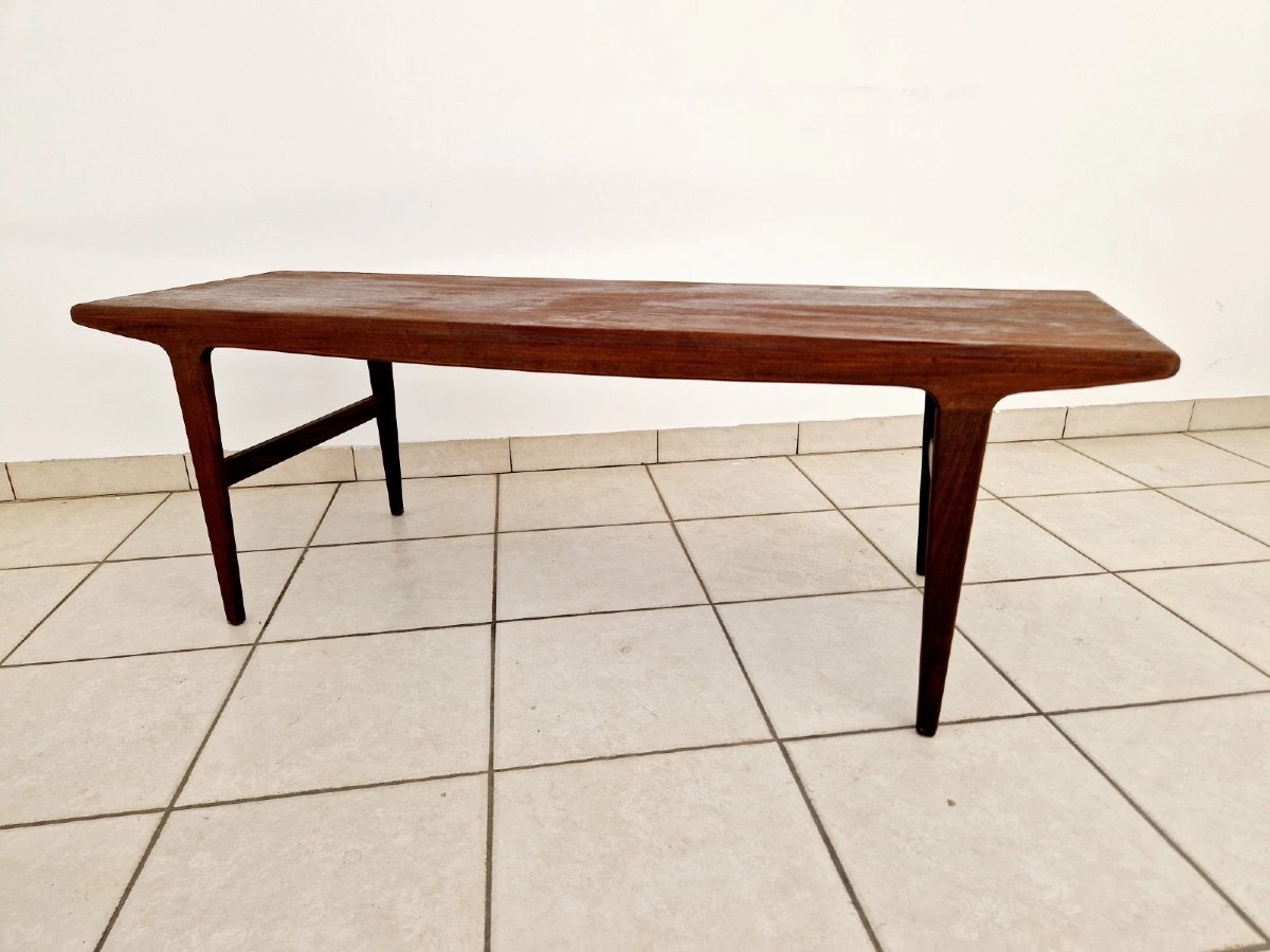 Table Afromosia Fonseca plus jeune du milieu du siècle-photo-4