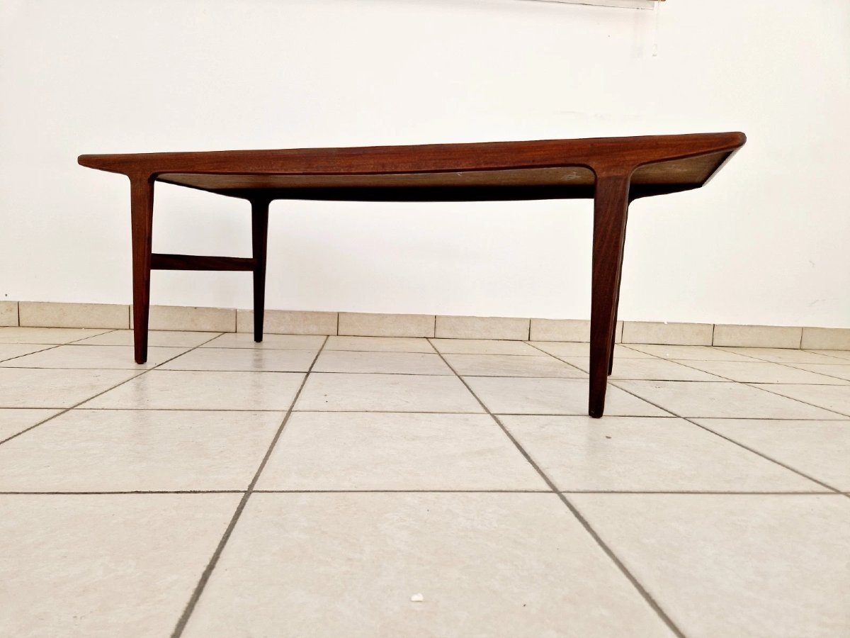 Table Afromosia Fonseca plus jeune du milieu du siècle-photo-5