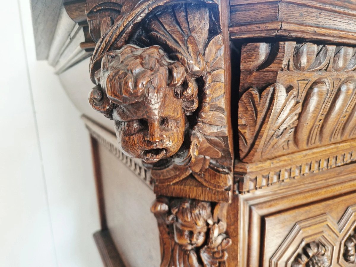 Antique 19th Century French Renaissance Wardrobe-photo-2