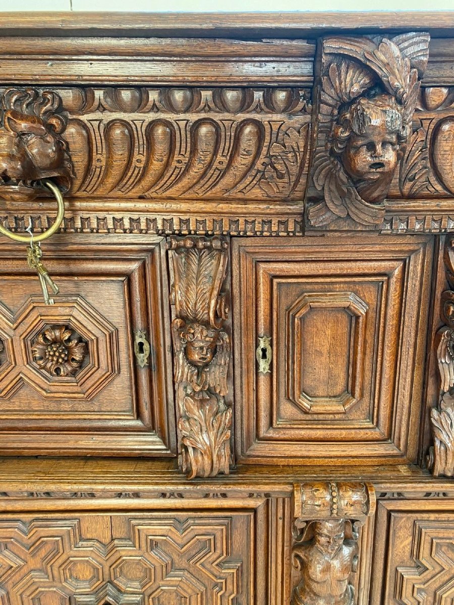 Antique 19th Century French Renaissance Wardrobe-photo-5