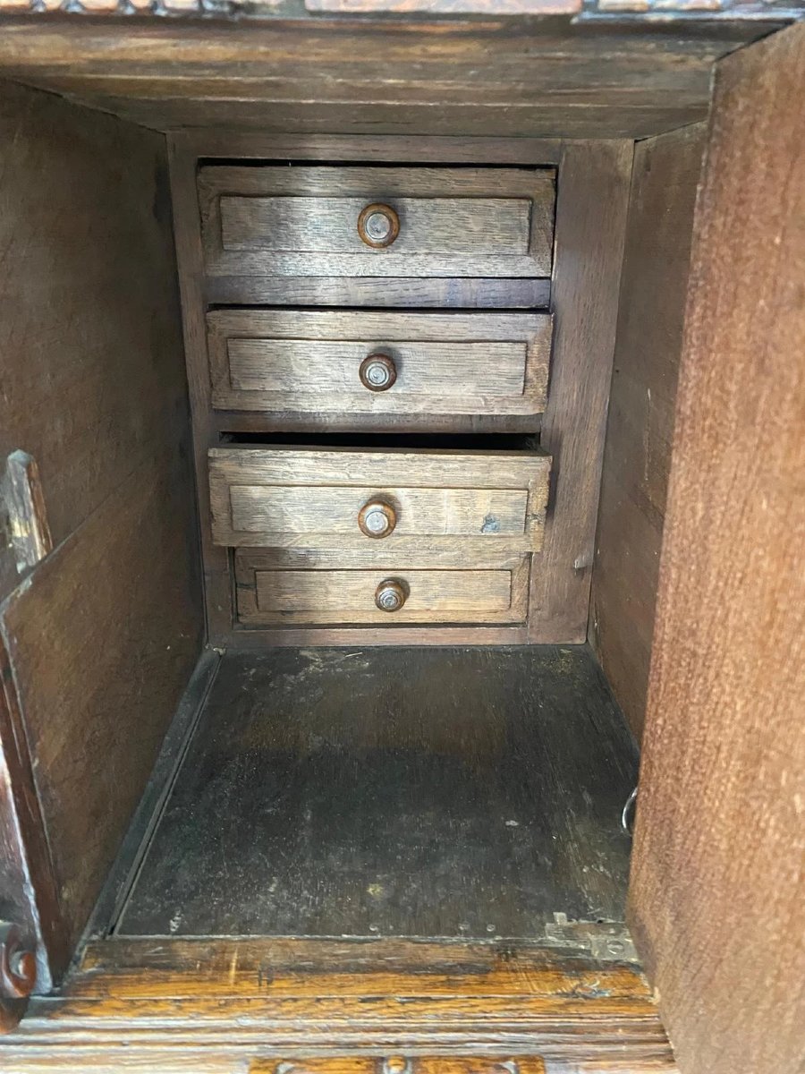 Antique 19th Century French Renaissance Wardrobe-photo-6