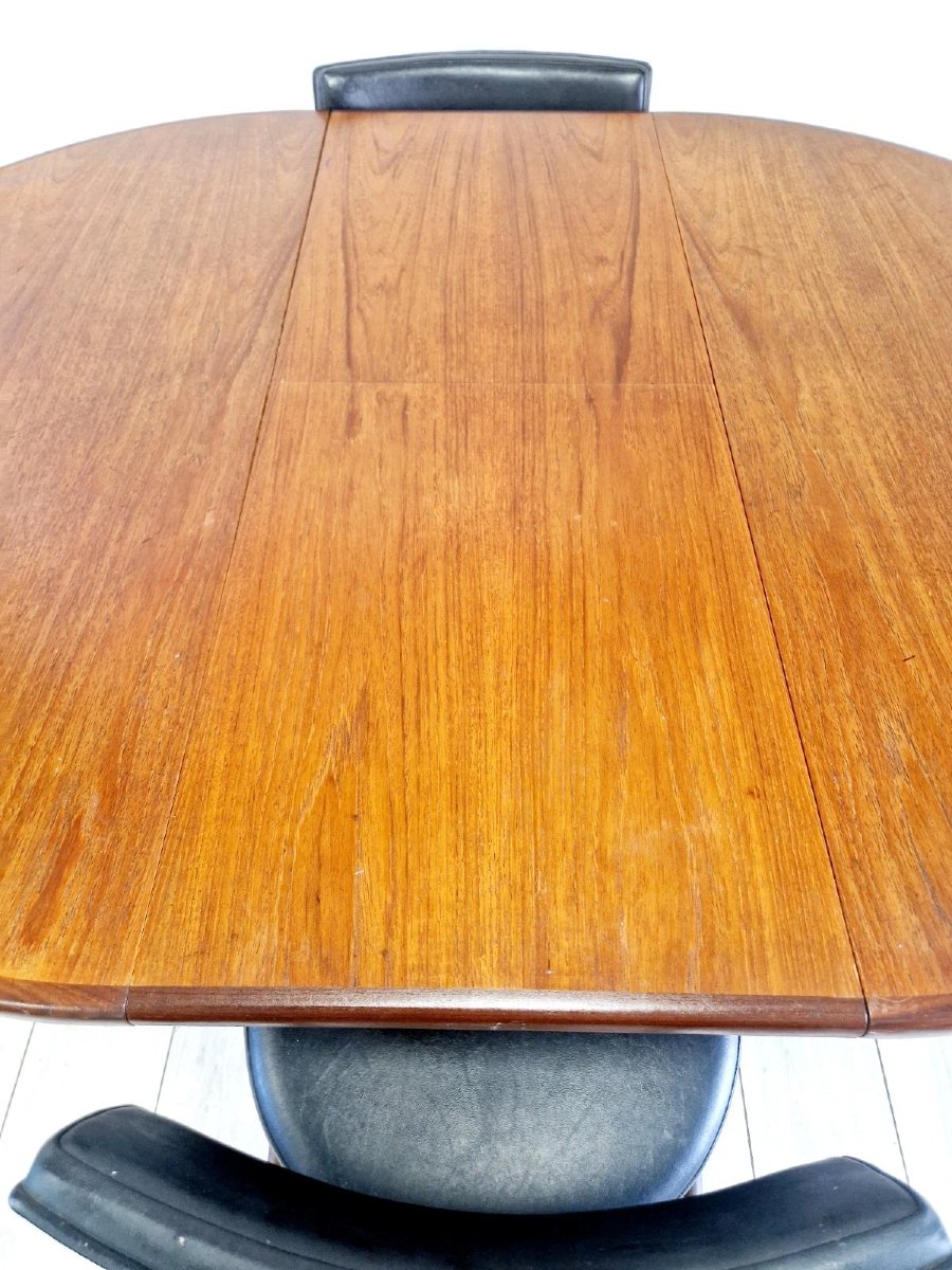 Table de salle à manger G-Plan style milieu du siècle et 4 chaises-photo-5