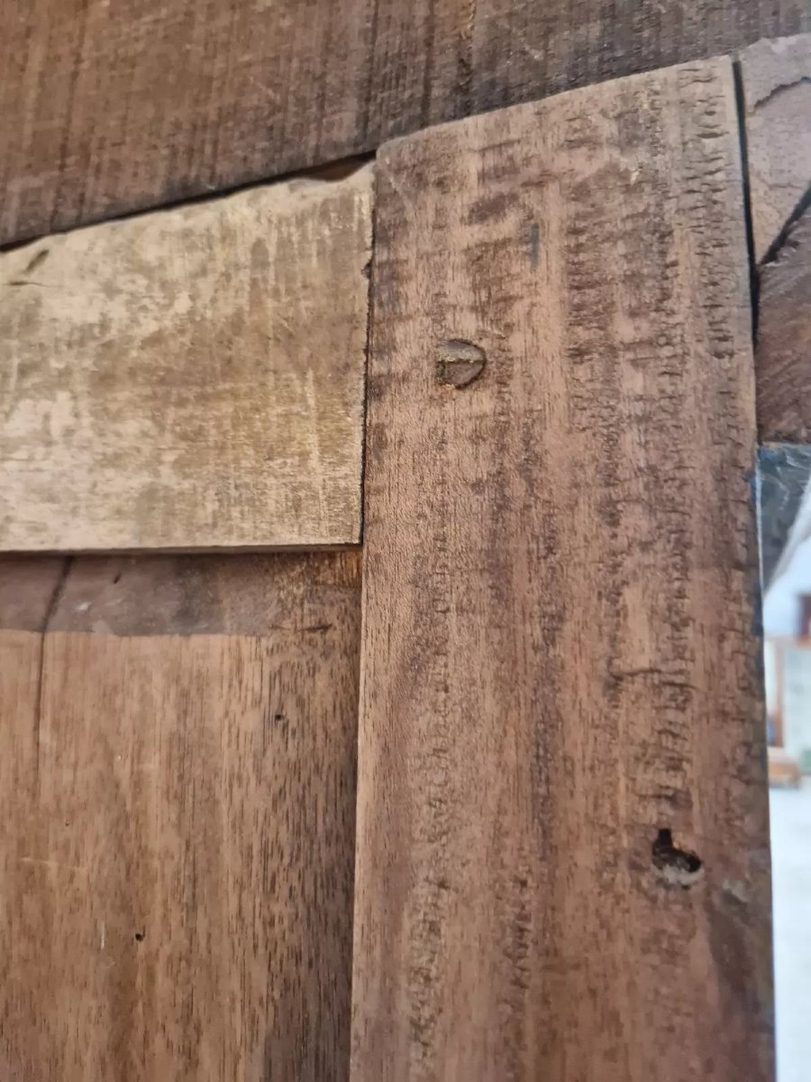 Antique Painted Bavarian Wardrobe-photo-1