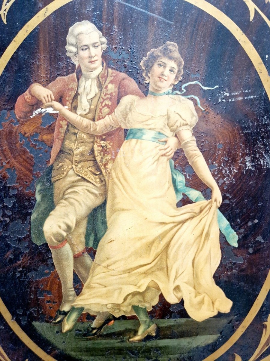 Antique Italian Napoleon III Double Bed-photo-3