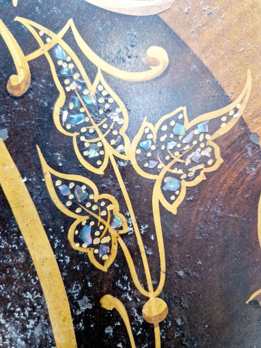 Antique Italian Napoleon III Double Bed-photo-6