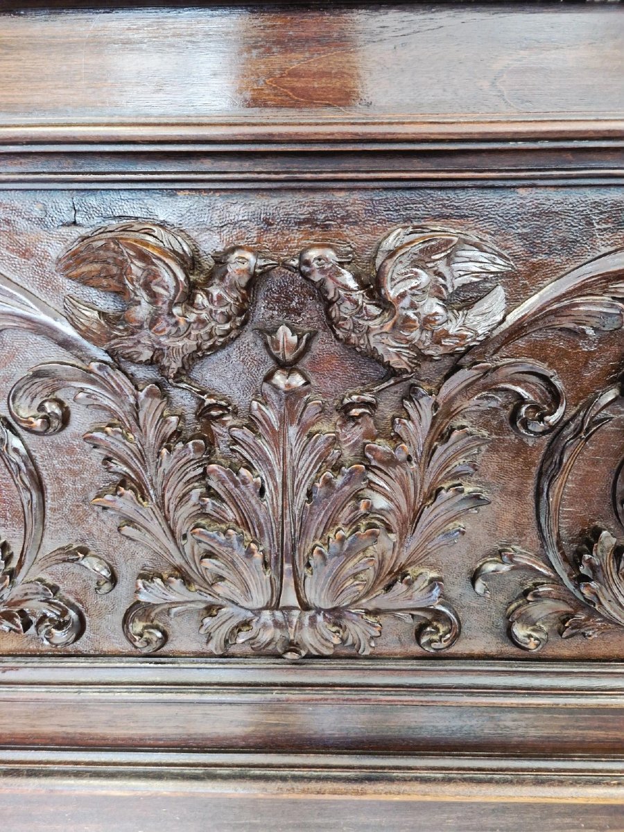 Antique Italian Renaissance-style King-size Bed-photo-5