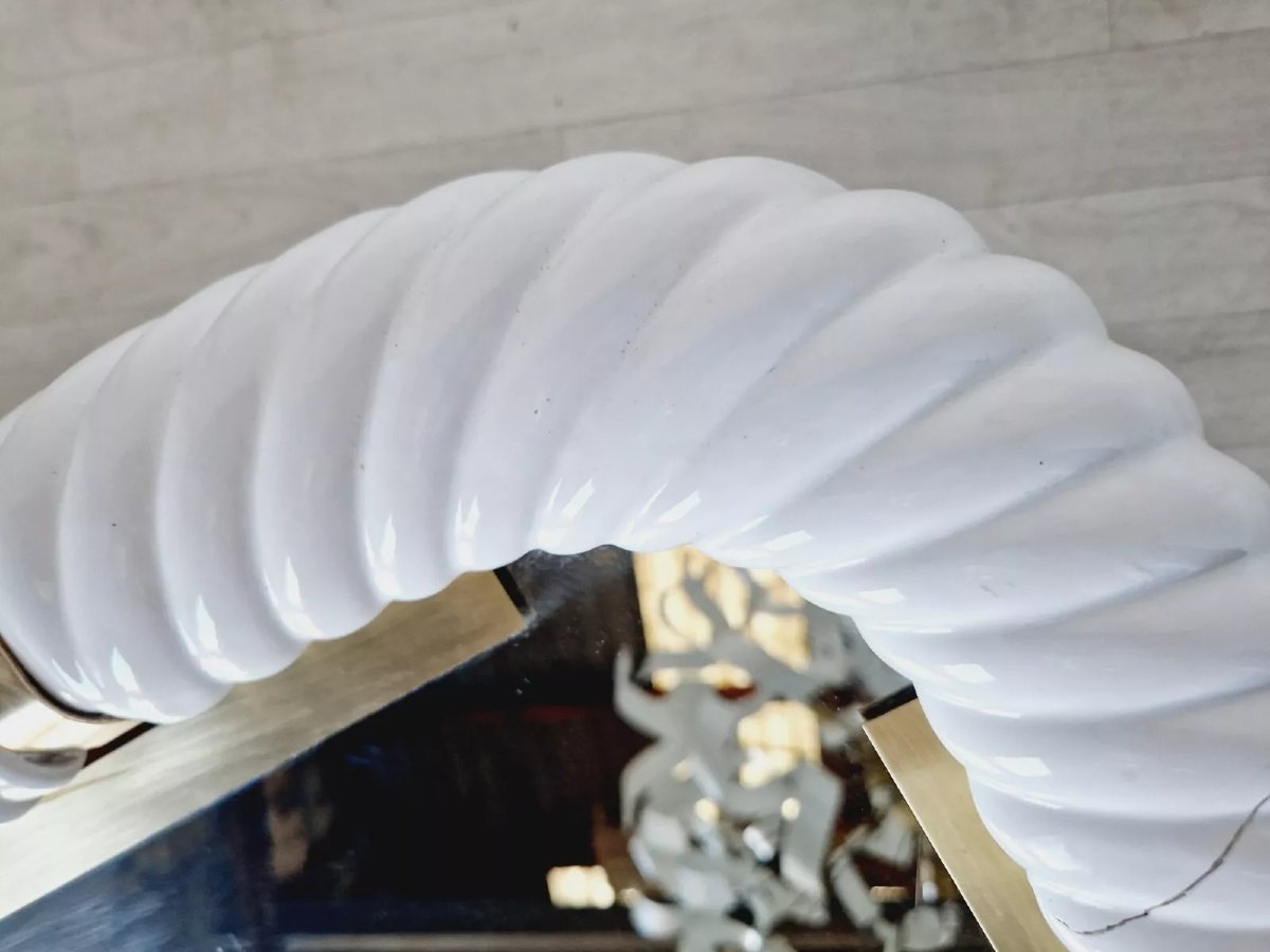 Vintage Tommaso Barbi Hollywood Regency Coffee Table-photo-1