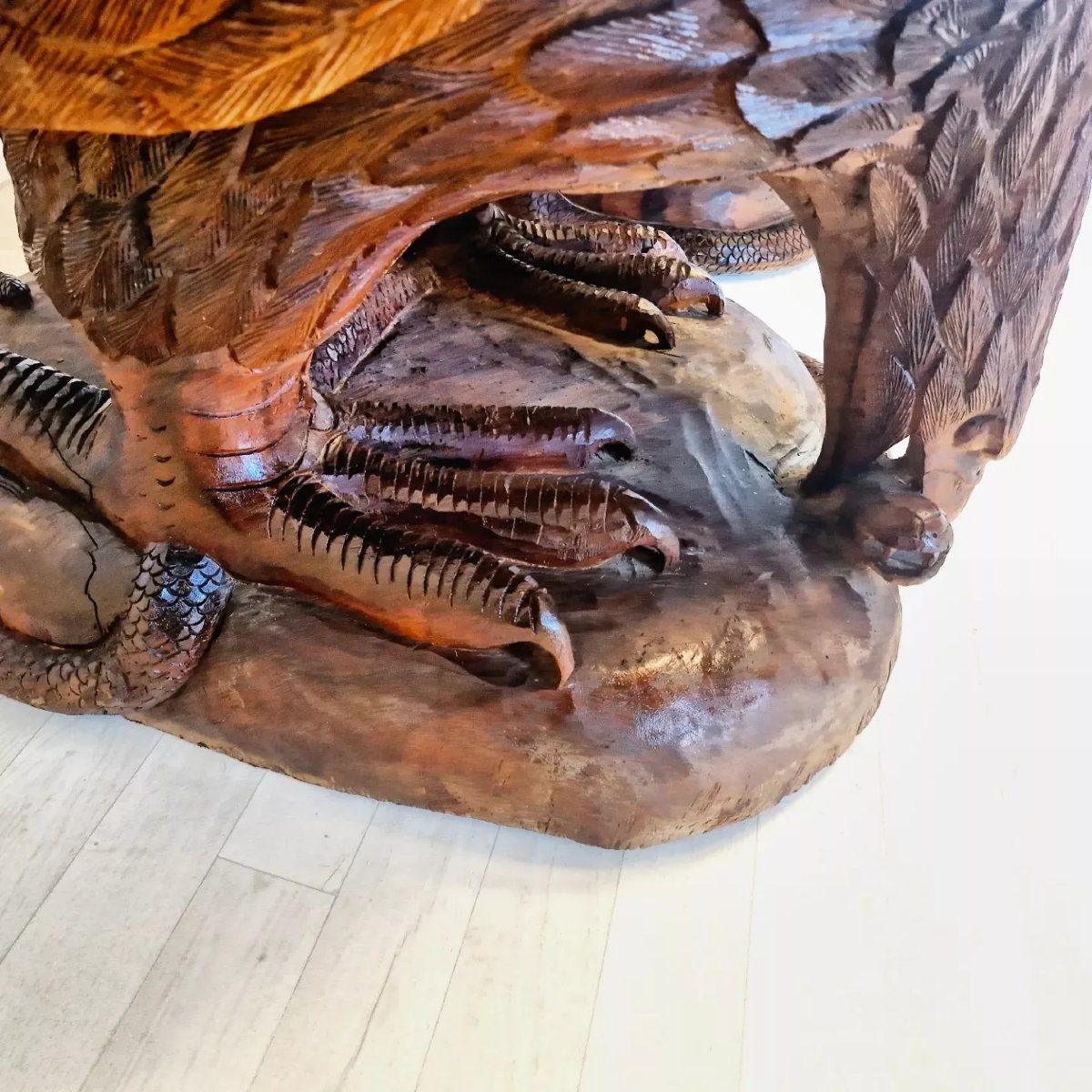 Fauteuils vintage Eagle de style brutaliste-photo-3