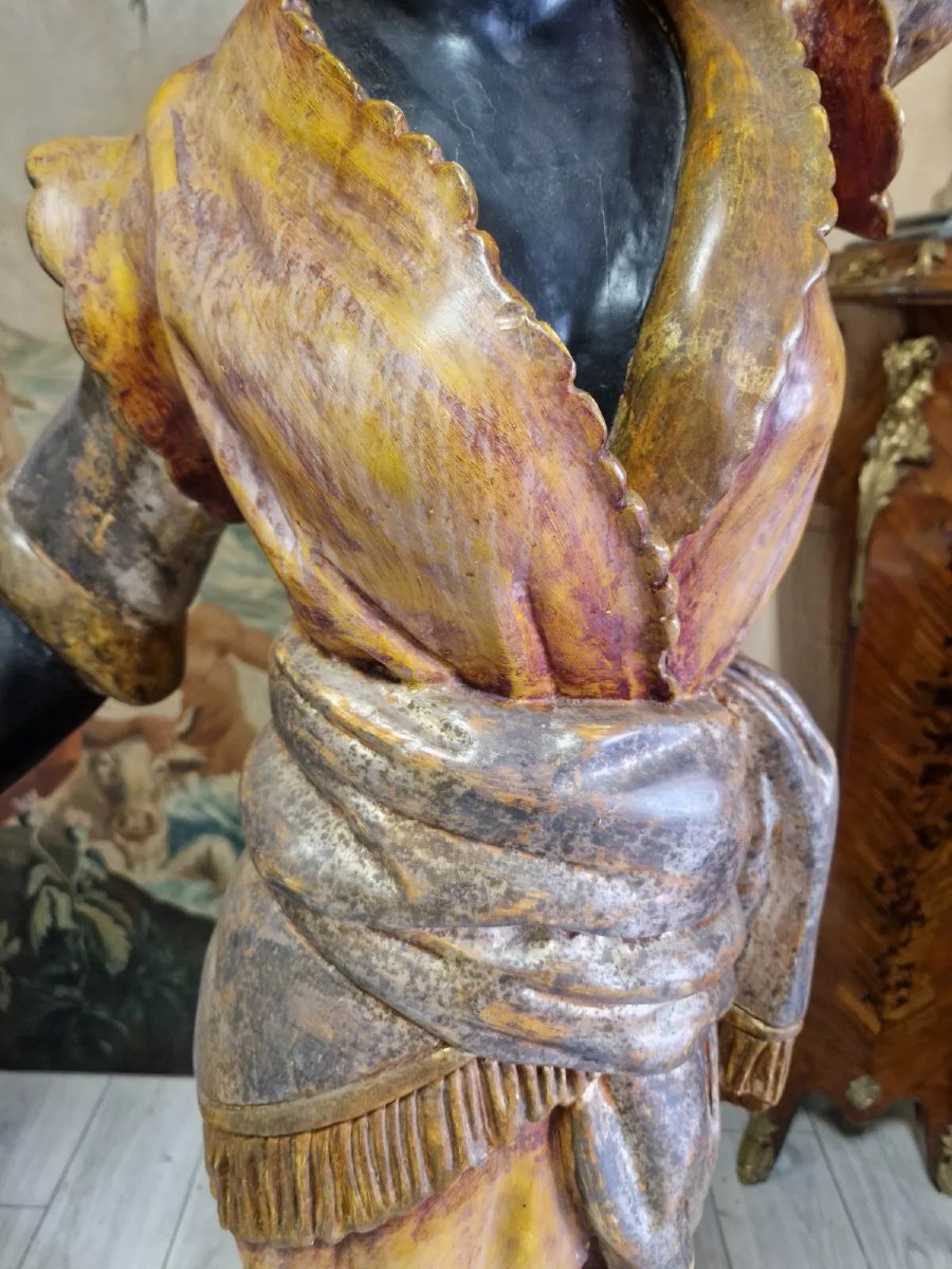 Paire de lampadaires antiques de style maure, style vénitien-photo-4