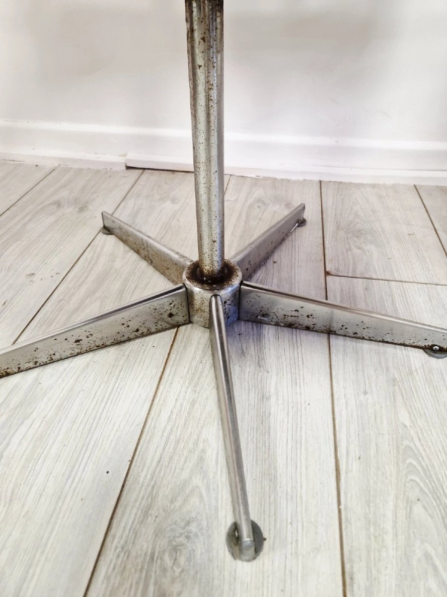 Paire de chaises de barbier italiennes du milieu du siècle-photo-3